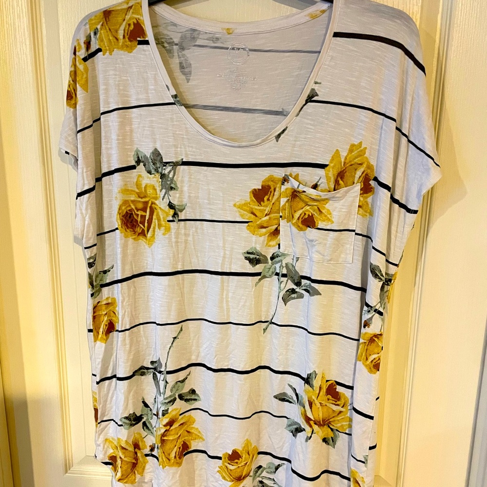 Maurice’s Floral Striped Tee